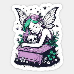 Sleeping Fairy Sticker